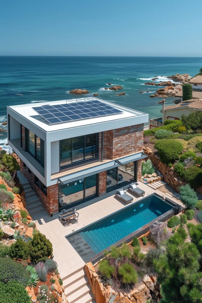 چیدمان داخلی ویلای ساحلی