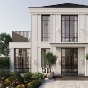 طراحی ویلا نئوکلاسیک دوبلکس فرحزاد